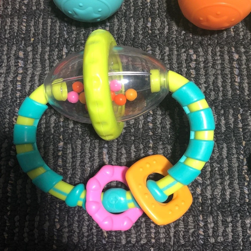 Colorful Baby Rattles and Toys Set